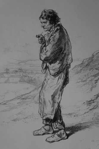Gavarni lithographie originale - gavarni,
