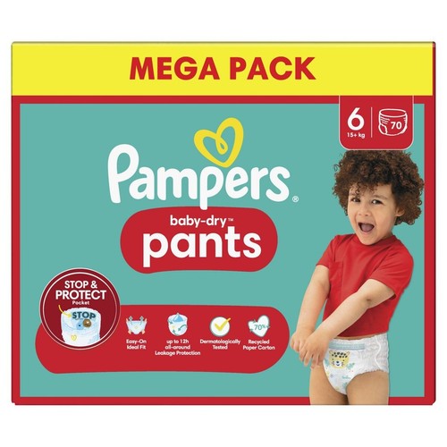 Mega pack couches pampers - 70,