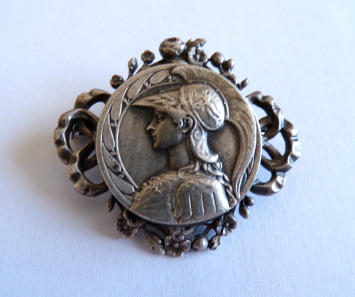 Broche argent athena - argent, a