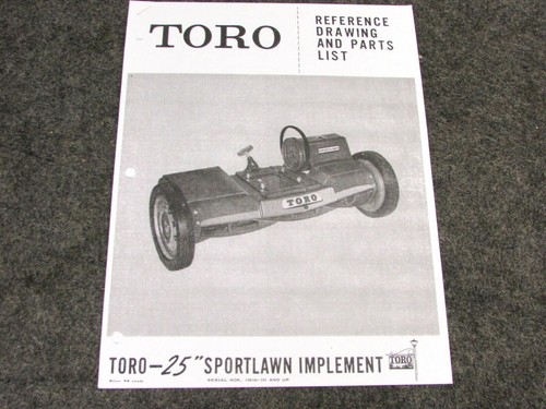 Toro sportslawn parts - toro,