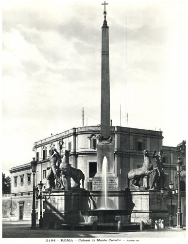 Roma colossi monte cavallo - roma,,