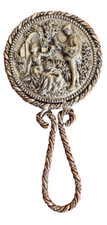 Ancien petit miroir à main en