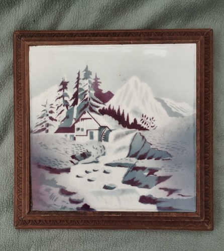 Ancien dessous plat - ancien, carreau