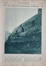 1916 WWI WW1 Imprimé Italien