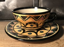 Tasse Et Sous Tasse Faïence