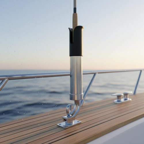 Porte canne inox bateau - porte-canne, usage