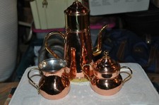 Service à café en cuivre