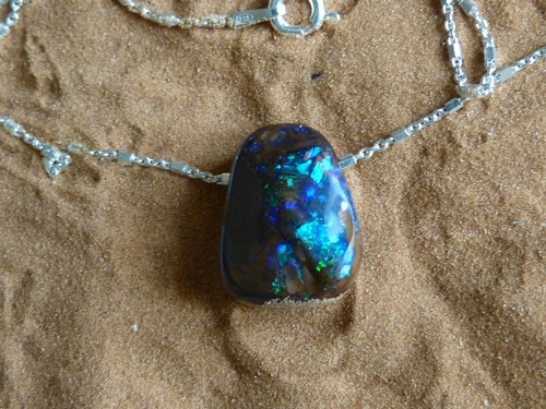 Collier pendentif argent - en,