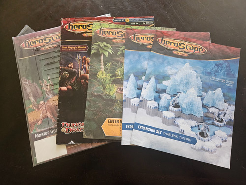 Heroscape lot rulebooks - lot,