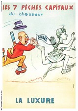 AHSP8-0851-HUMOUR - Les 7 peches capitaux du chasseur - La luxure