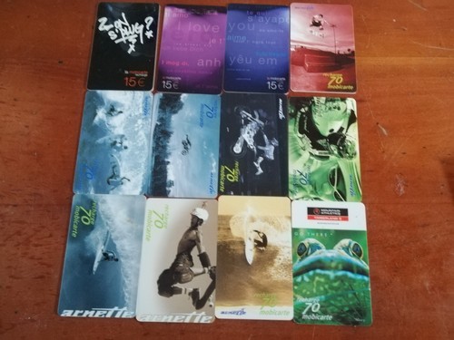 Lot 12 mobicartes toutes - de,