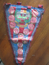 Fanion FC Barcelone FC Barcelona années 80    47 cm de long (Schuster,Simonsen,