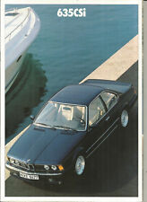BMW E24 - 635 CSi - 1988 / catalogue brochure prospekt katalog dépliant