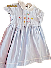 robe coton  bleue clair 24