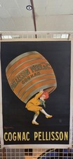 CAPPIELLO AFFICHE ORIGINALE COGNAC PELLISSON 1907 80 X 120 cm PARFAIT ÉTAT