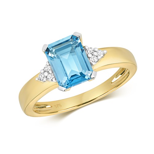Bague solitaire femme jaune - solitaire,
