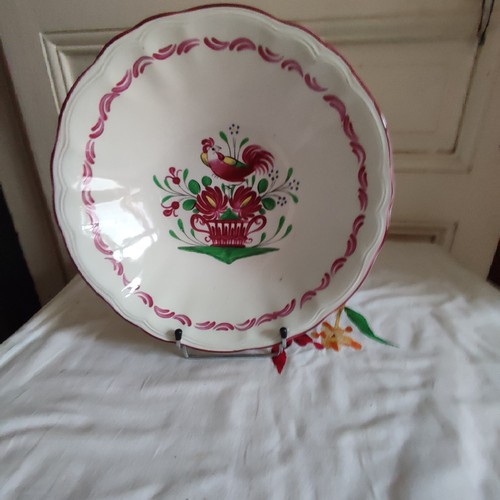 Plat creux faïence - , st