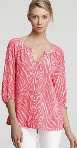 Lilly pulitzer moxy silk top - pulitzer,