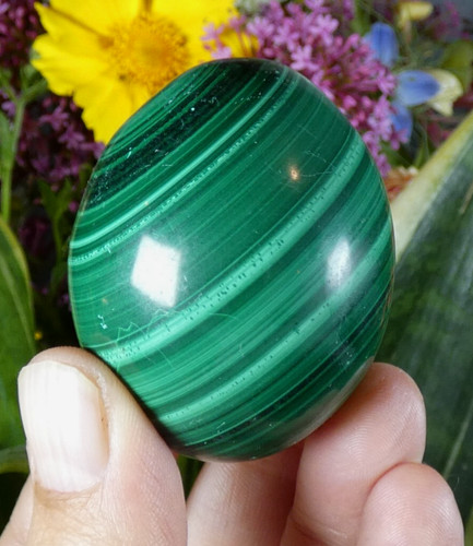 Oeuf malachite naturel - oeuf,