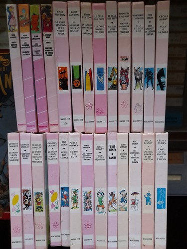Bibliotheque rose lot 34 - rose,, de