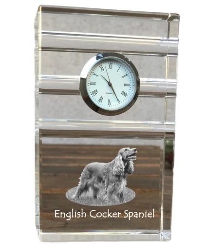 Cocker spaniel anglais horloge
