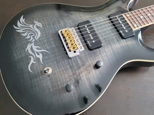 Guitar body phoenix bird - phoenix,