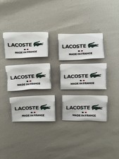 Étiquettes Crocodile Lacoste X6