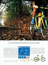Publicité Advertising 099  1991  MBK  vélo vtt Rockfighter Power frame
