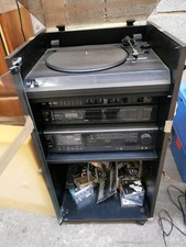 chaine hifi vintage 1970 de marque DUAL, fonctionnait dans la maison