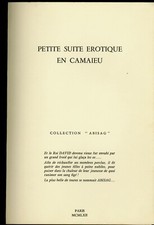 1962 Petite suite érotique en camaieu curiosa erotica 12 illustrations libres
