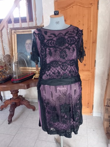Robe soirée ancienne art deco - robe,