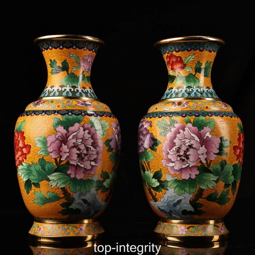 Vieille cloisonne émail - 10.2,
