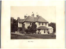 Collodion, Cliff Cottage vintage albumen print from collodion negatif, English A