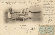 CPA AFRIQUE ALGERIE SCENES ET