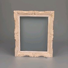 2 Anciens Cadres Style Montparnasse Bois Sculpté Patiné  Peintures Ou Photos