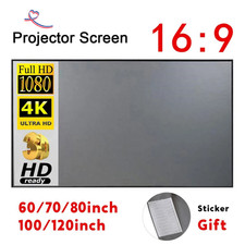 Écran Projection Portable 100" Anti Lumière Ambiant 4K HD Maison Cinéma Bureau
