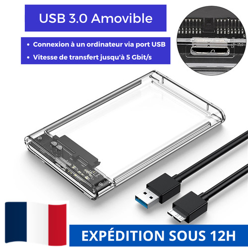 Boîtier disque dur usb - dur,