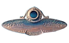 Ancien Encrier navette Art