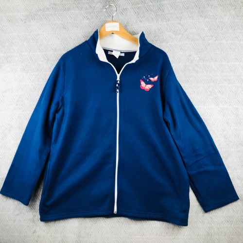 Sweat veste femme bleu - sweat,