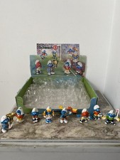 SCHTROUMPF : Full Soccer Set + Présentoir  ( Smurf Pitufo Pitufo Schlumpfe )