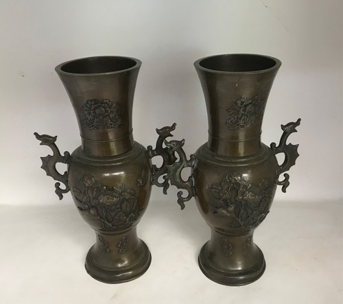 Belle paire vases japonais - de,