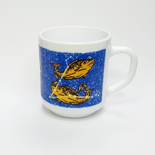 Ancien mug tasse poissons - ancien,
