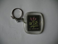 PORTE CLÉ  PAGES L'INFUSION DE FRANCE VERVEINE