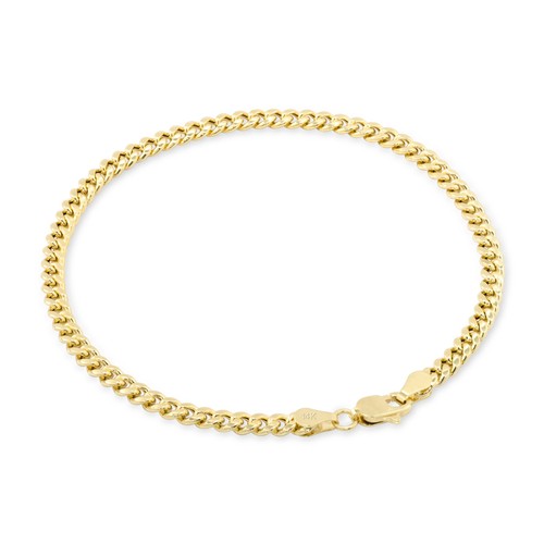 Bracelet chaîne miami - en,