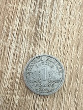 Pièce Ancienne 1 Franc 1943 État Français Vichy