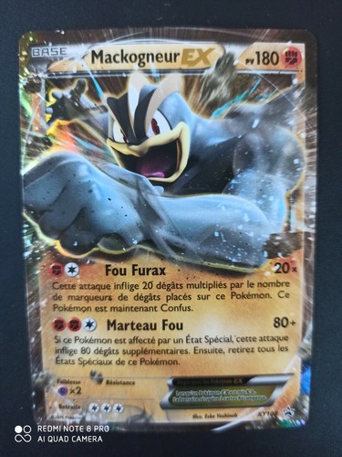 Carte pokémon mackogneur - carte,