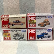 Ensemble de 4 véhicules de patrouille d'entretien routier Tomica voitures...