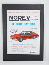 NOREV - Affichette Revendeur Originale - 163 - Fiat Dino Coupé - 1/43