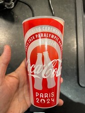 RARE GOBELET ECO CUP COCA COLA JO PARIS 2024 CEREMONIE OUVERTURE PARALYMPIQUE