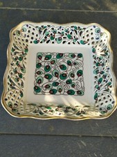 Ancien Plat Coupe à Fruits en